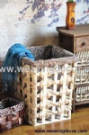 straw laundry basket from factory