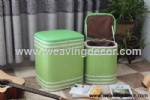 woven stool storage stool storage boxes & bins