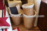 natural wicker laundry hamper for wholesale