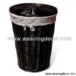 wicker laundry basket for wholesale